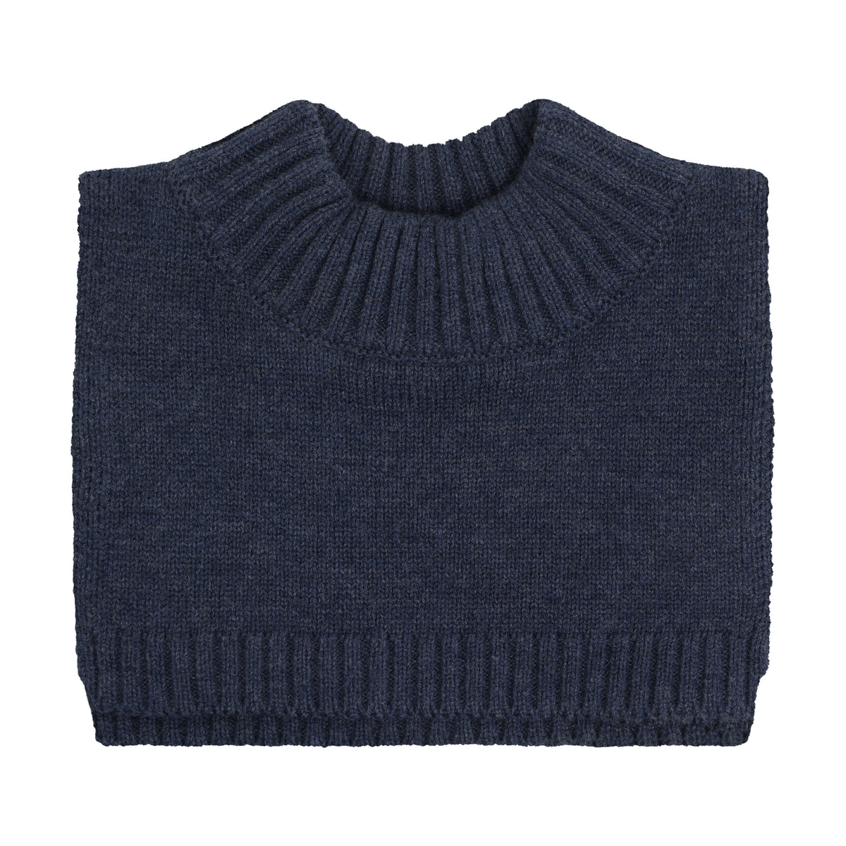 CeLaVi gestrickter Halswärmer aus Wolle - Dunkelblau CeLaVi
