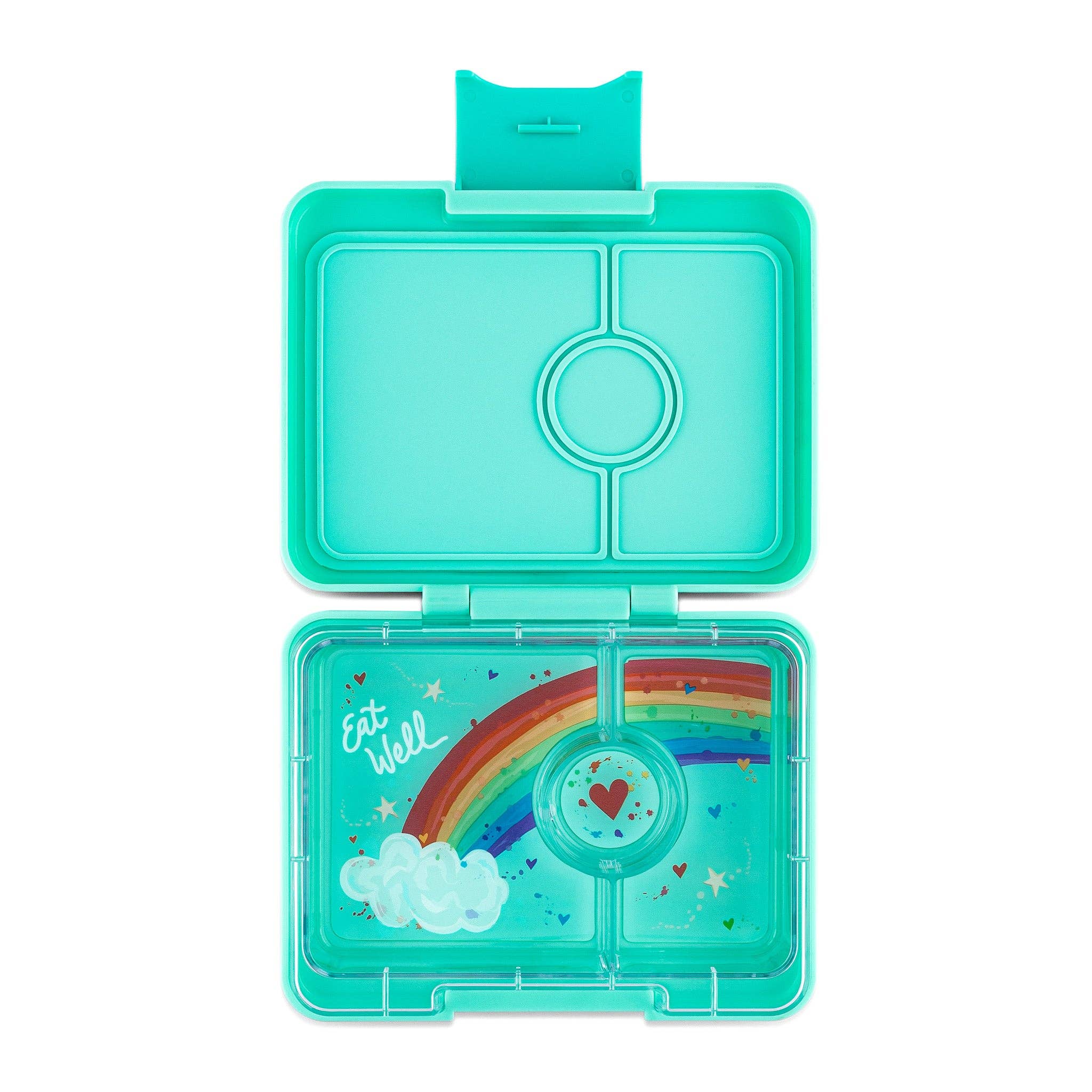 Yumbox Snack Kleine Bento-Lunchbox Miami Aqua (Regenbogen) Yumbox