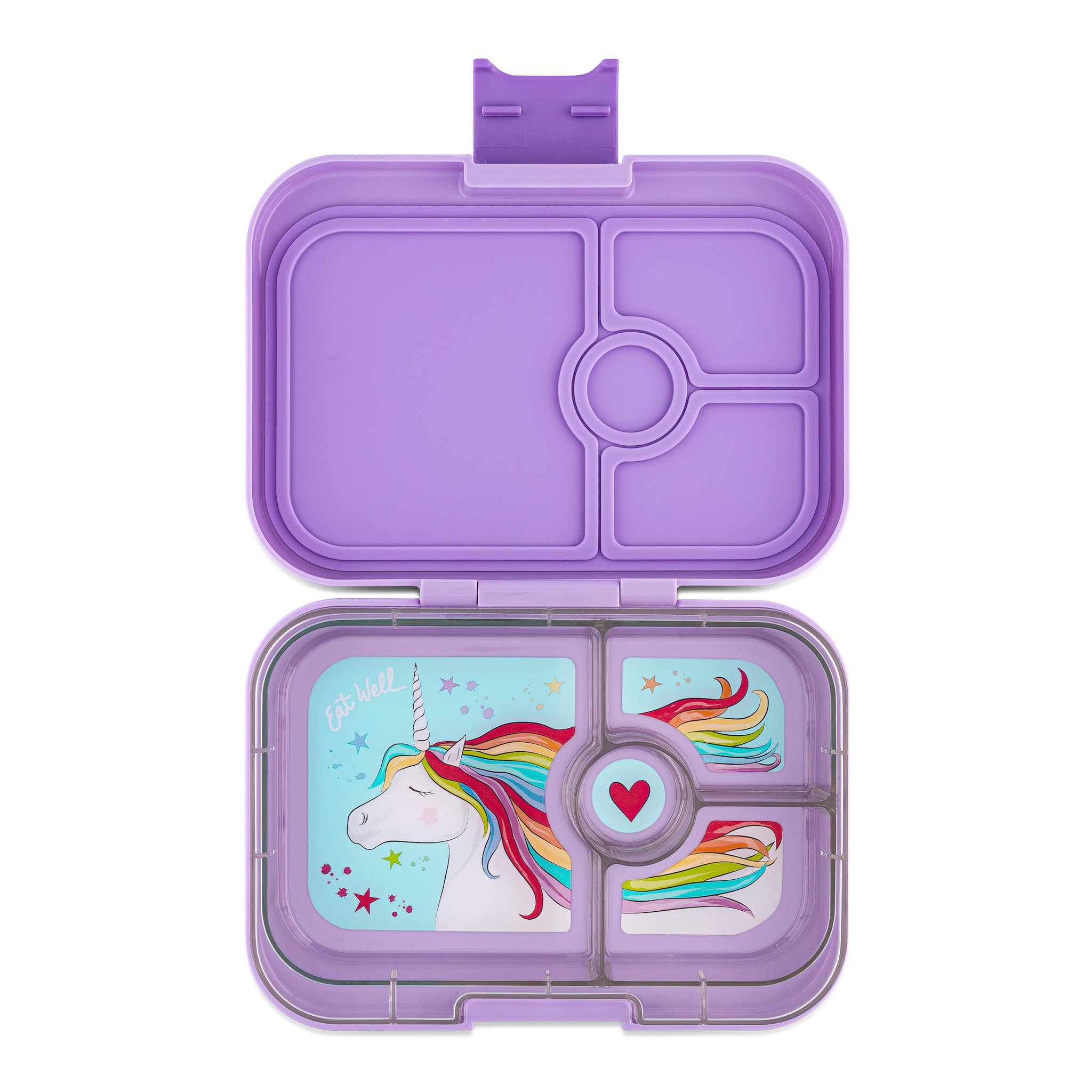 Auslaufsichere, sandwichfreundliche Bento-Lunchbox - Lavendel Lila Yumbox