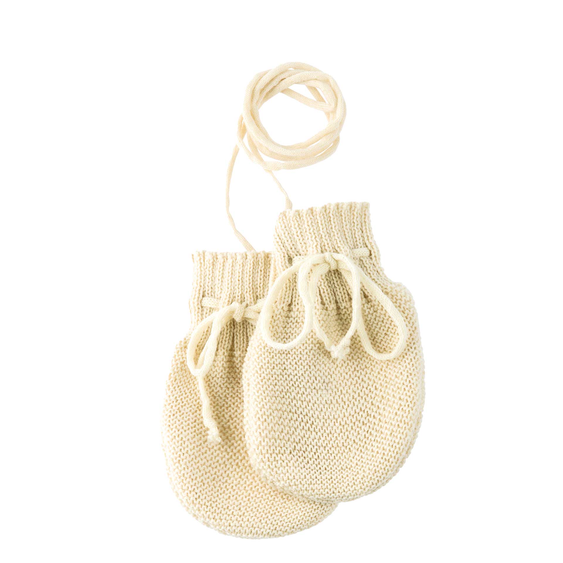 Disana Strick-Handschuhe - Natur Disana