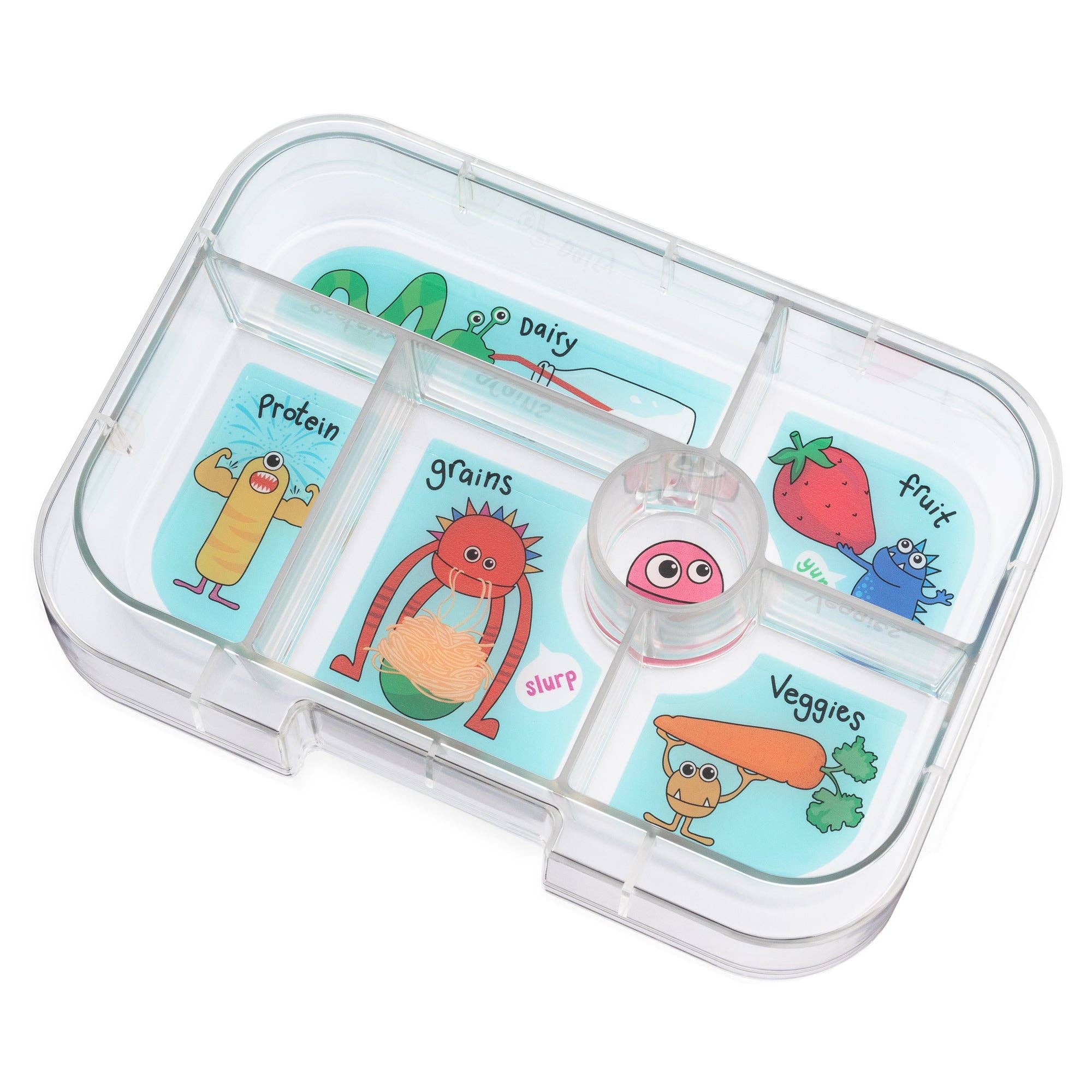 Yumbox Original Bento-Box für Kinder - Jurassic Green (Lustige Monster) - Original (M) Yumbox