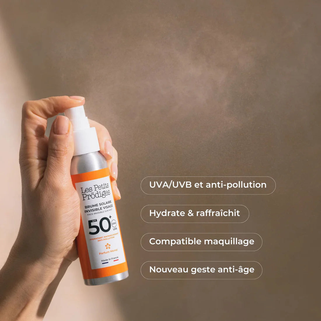 Les Petits Prödiges - Sonnenspray fürs Gesicht - SPF 50+, 40ml