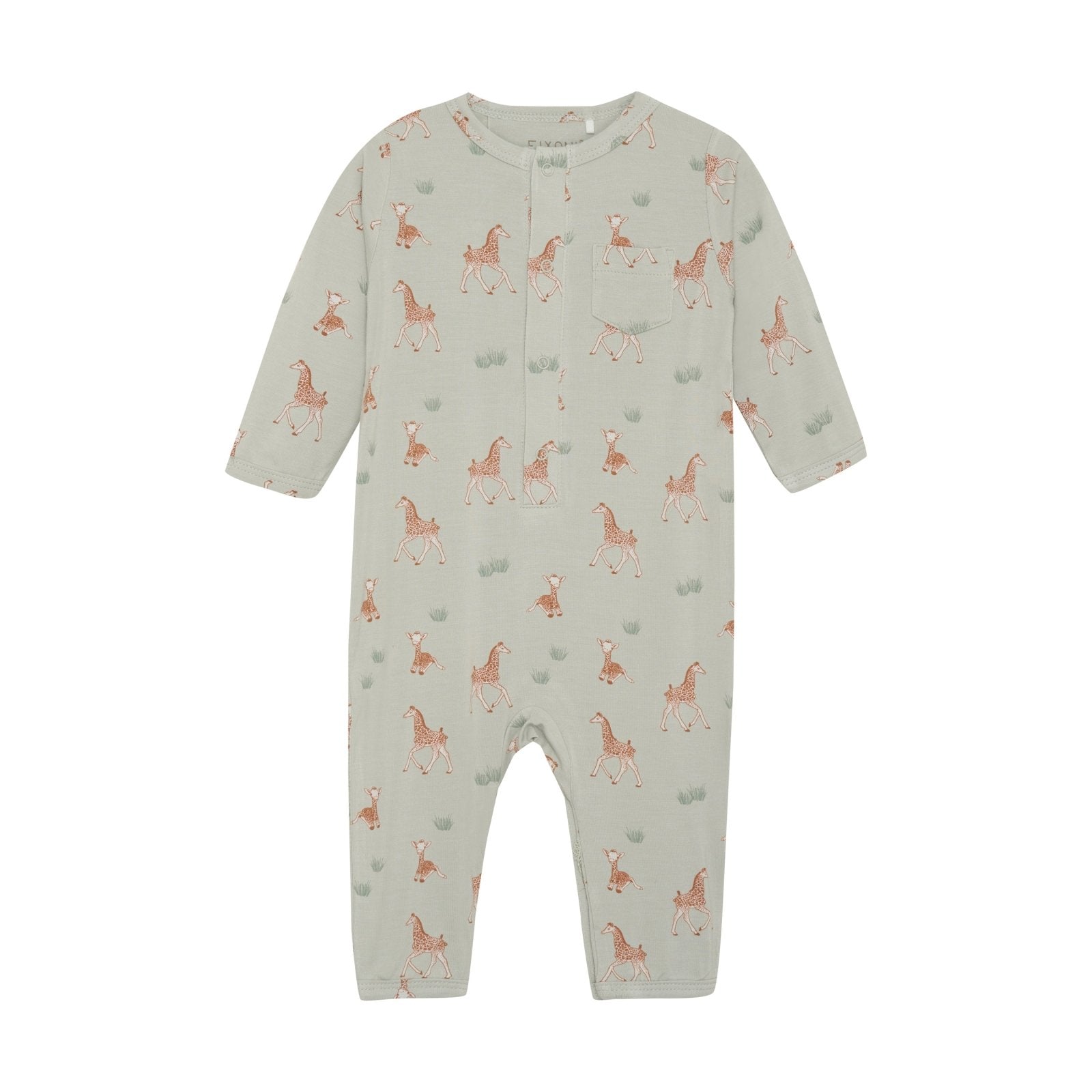 Fixoni Bambus Jumpsuit - Mineral Gray - Familienbande - fixoni