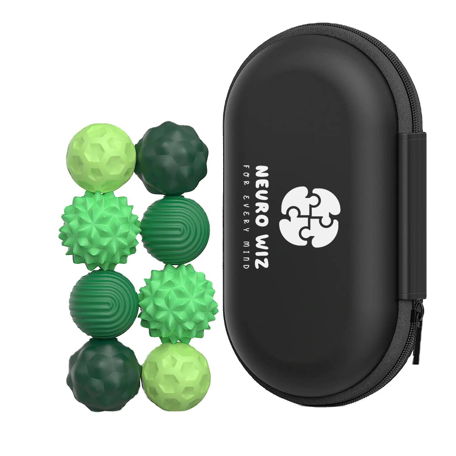 Magnetische sensorische Fidget-Bälle – 8er-Pack: Violett Ana Wiz