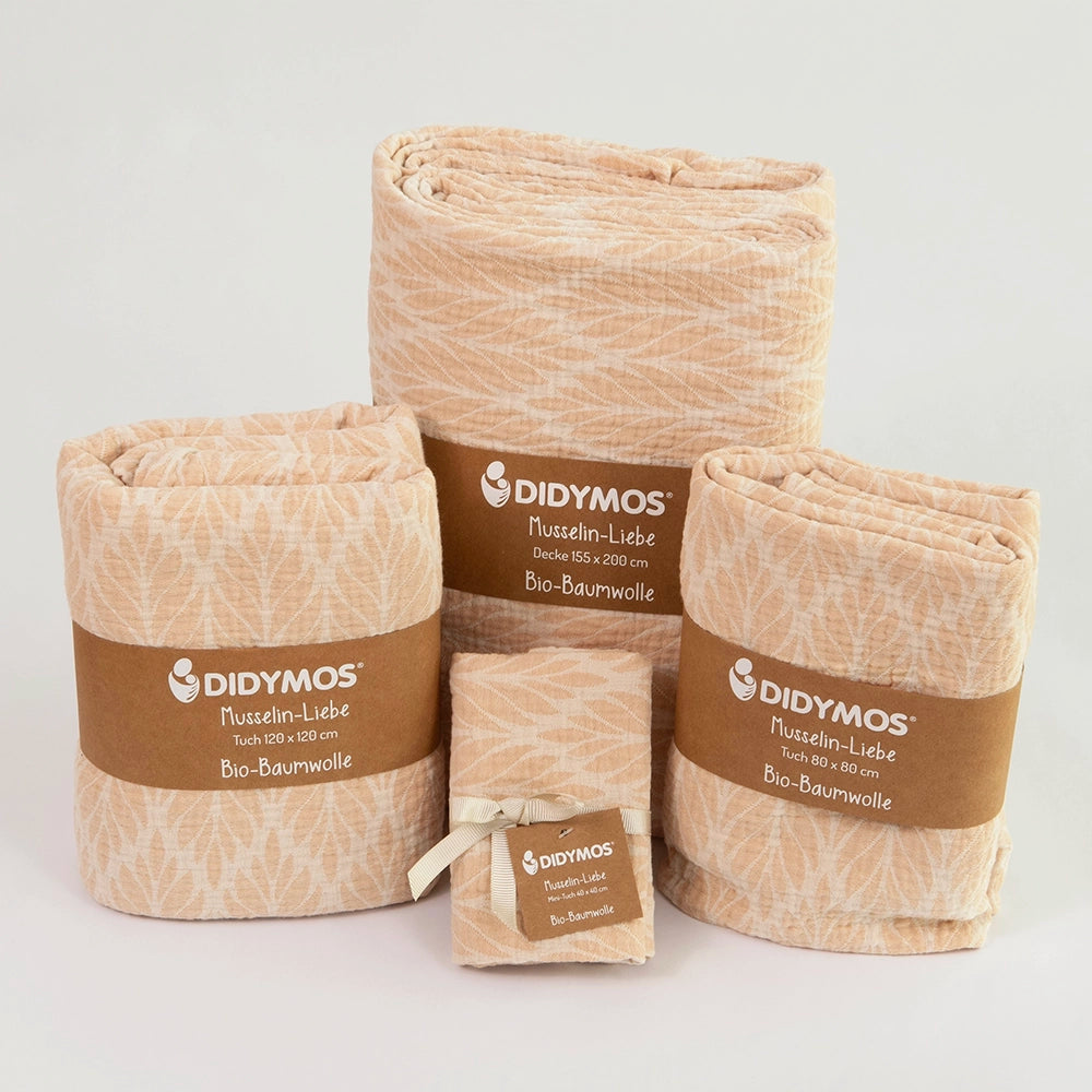 Didymos Musselin-Nuschi 40x40cm - Sand Didymos