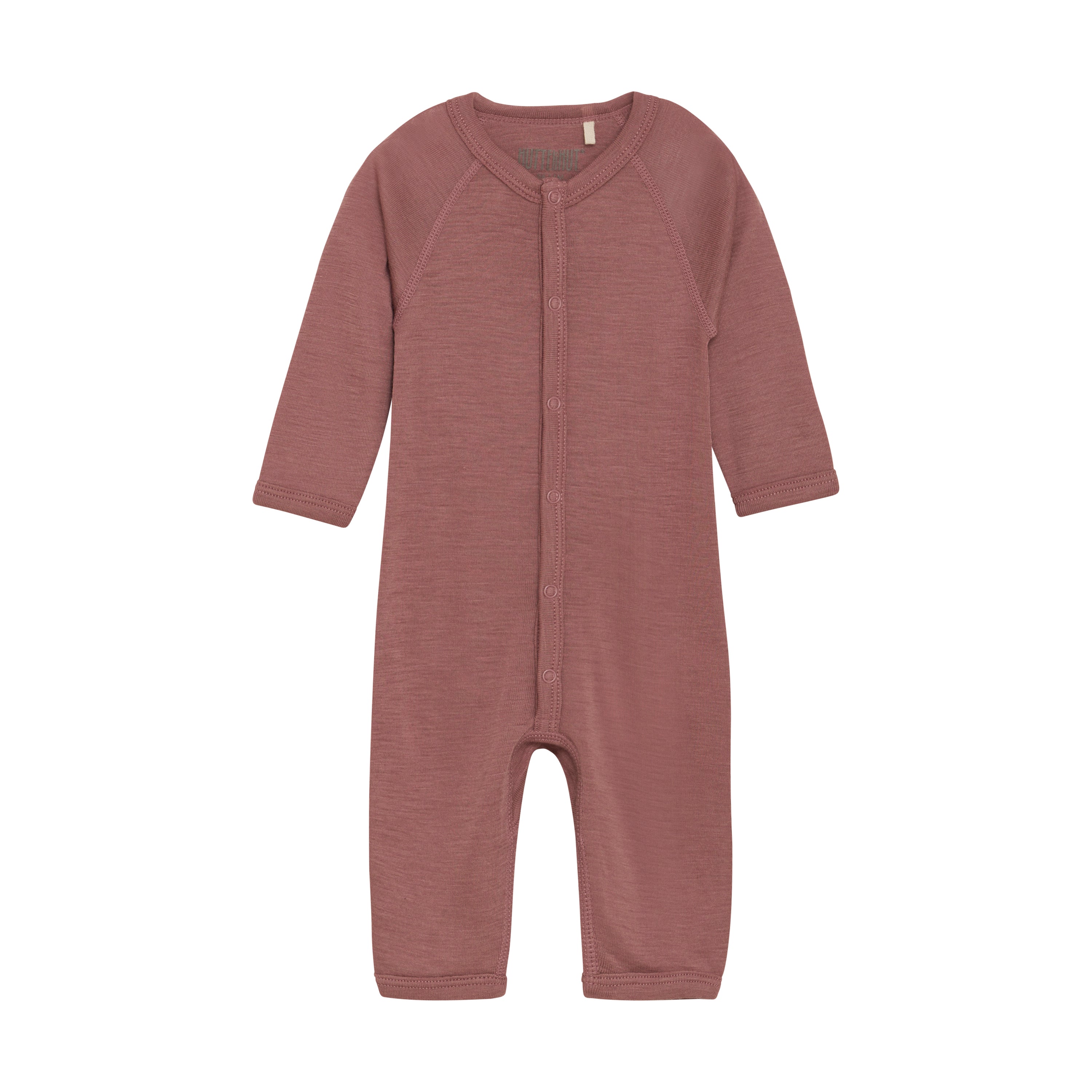 Huttelihut Wolle-Seide Strampfler / Pyjama - Burlwood Huttelihut