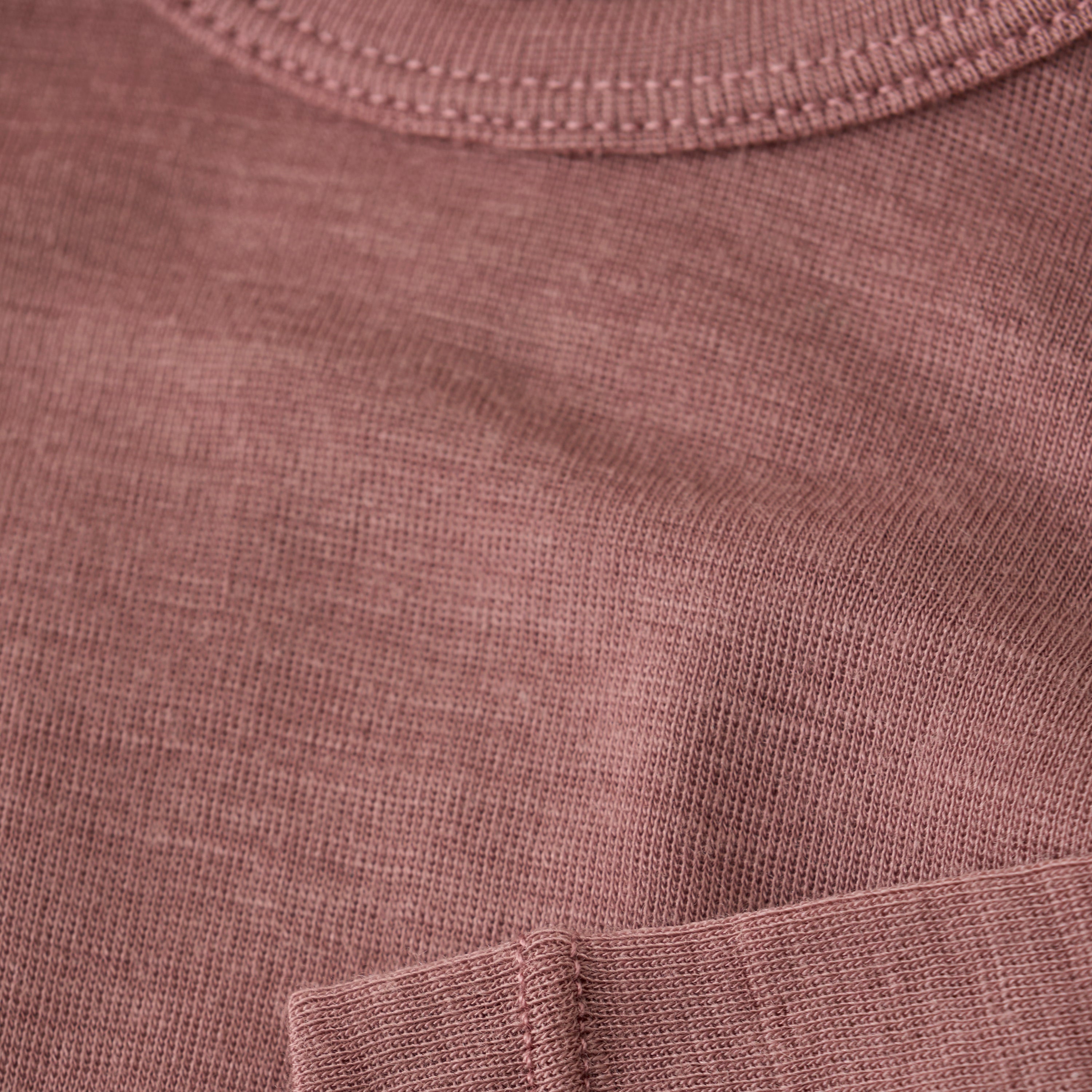 Huttelihut Wolle-Seide Strampfler / Pyjama - Burlwood Huttelihut