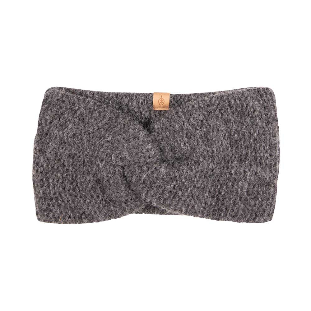 PurePure Damen-Stirnband Babyalpaka - schiefer purepure