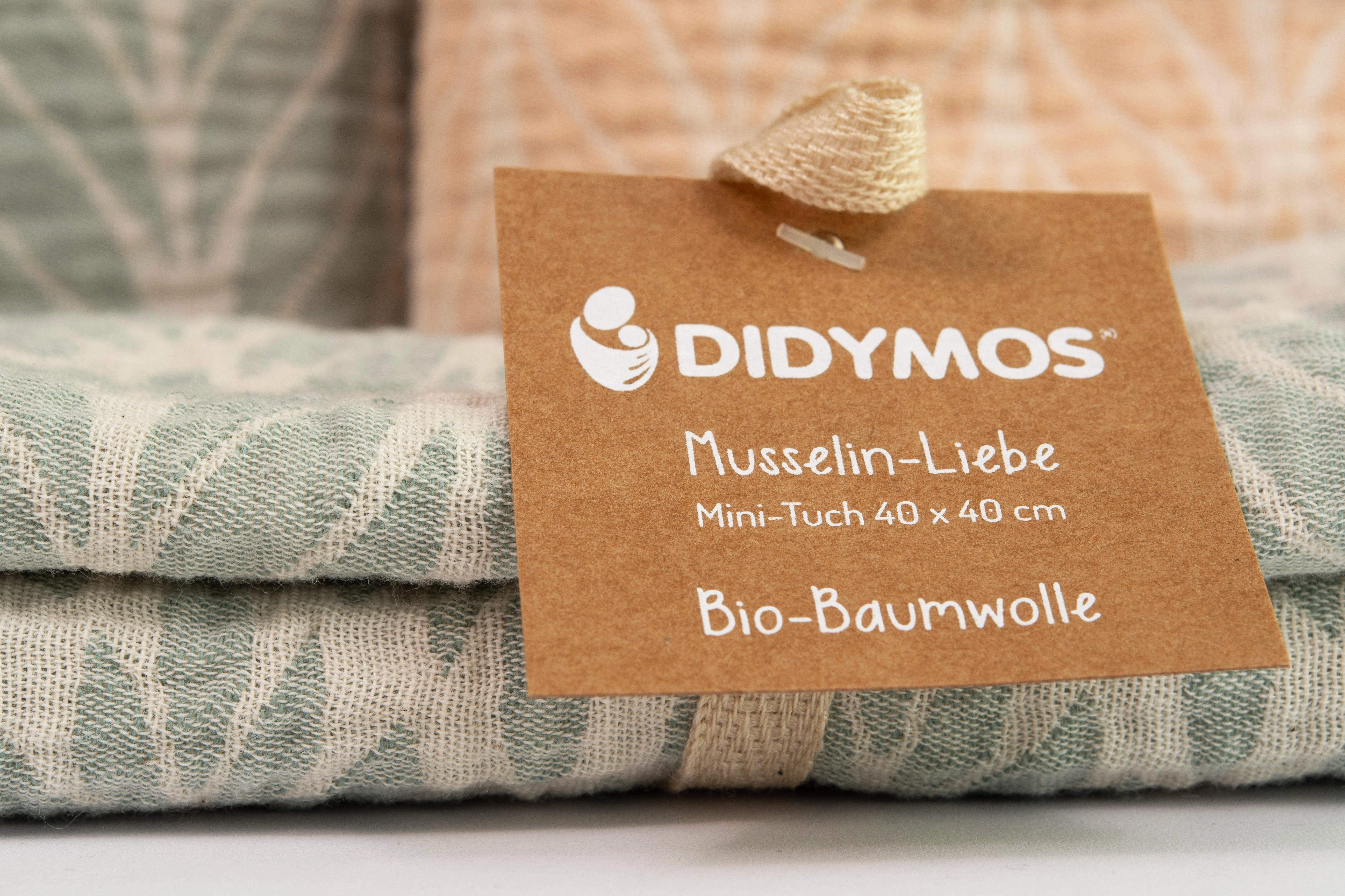 Didymos Musselin-Nuschi 40x40cm -Trias Salvia Didymos