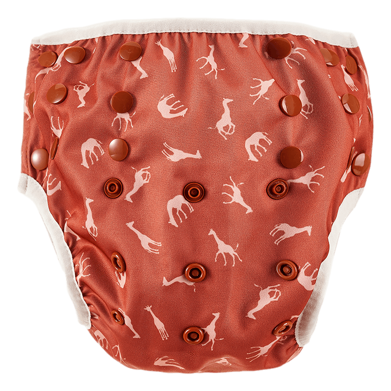Badewindel | 0-3 Jahre | Einheitsgröße | Druckknöpfe| Savanna HappyBear Diapers