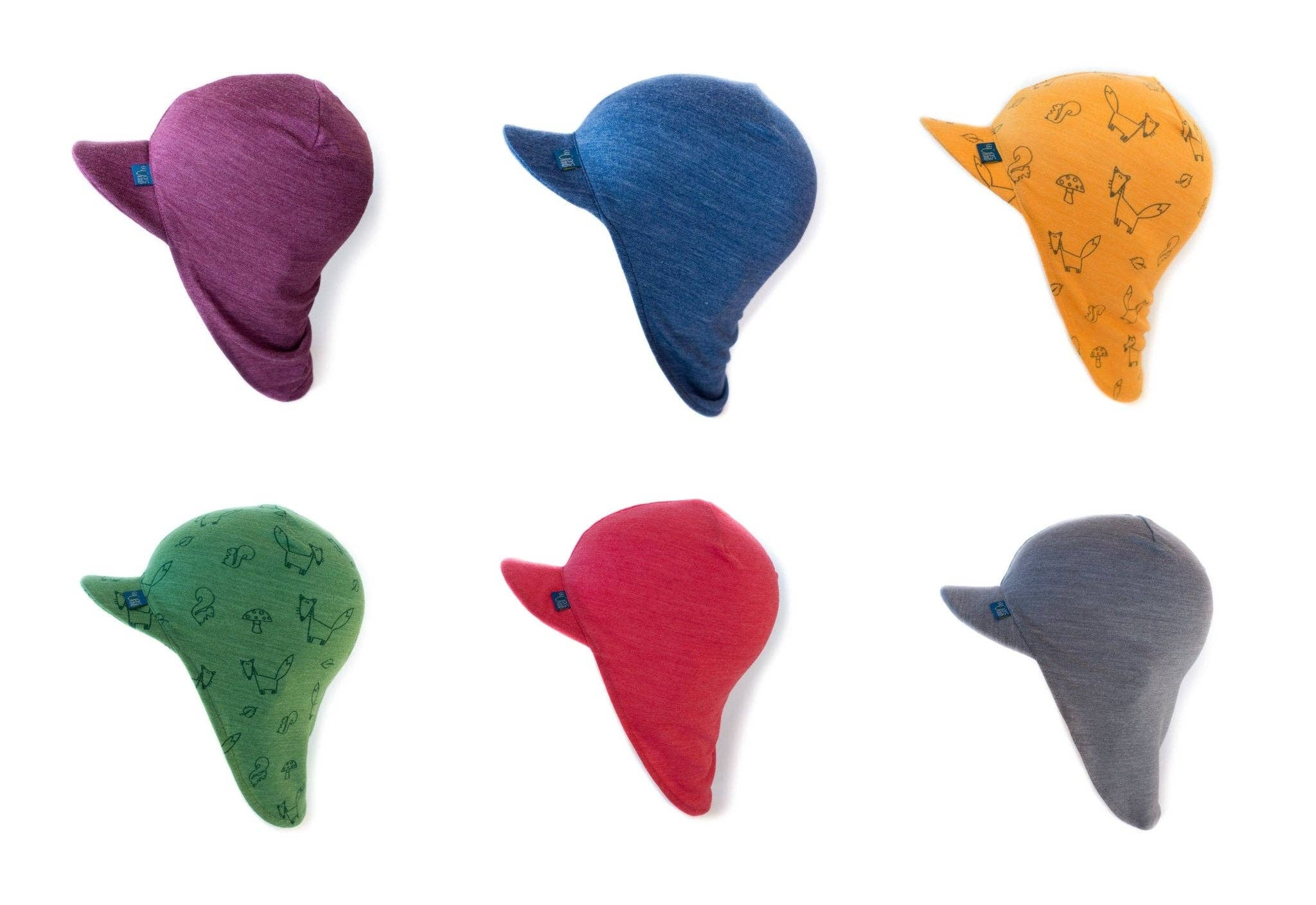 Sommerkappe sonnengelb Fuchs, Merinowolle & Seide (bio/GOTS): M (bis 46cm KU) Glückskind
