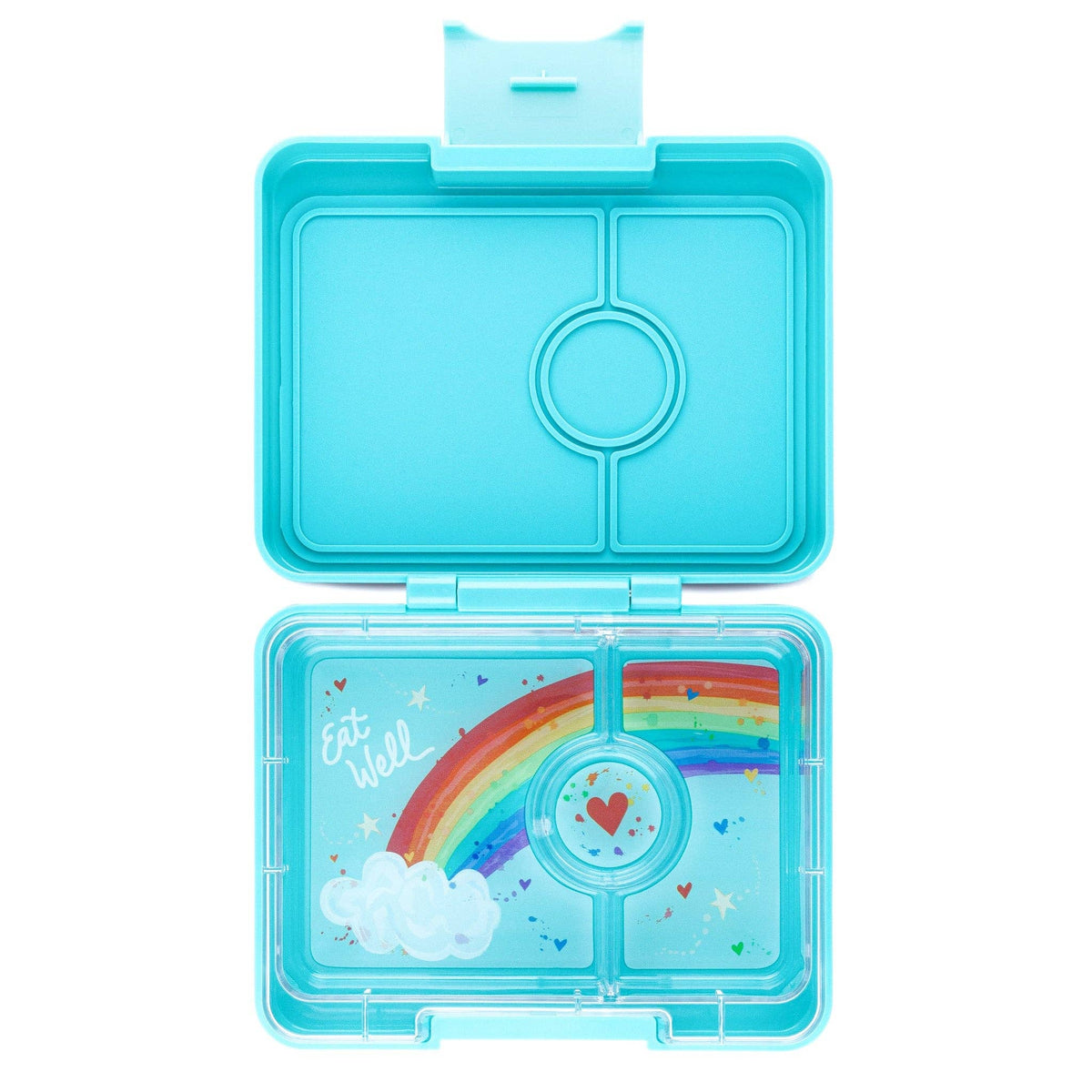 Yumbox Snack - Kleine Bento-Lunchbox: Glitter Twinkle Teal Blue Yumbox
