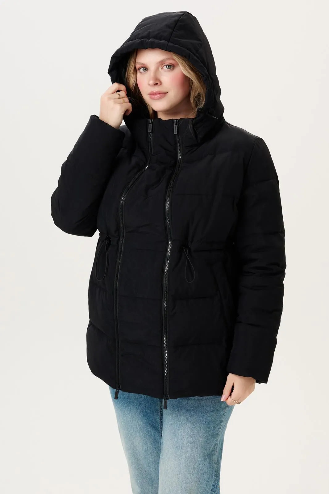 Noppies Umstandsjacke kurz Winter 3-way - Black mamalila