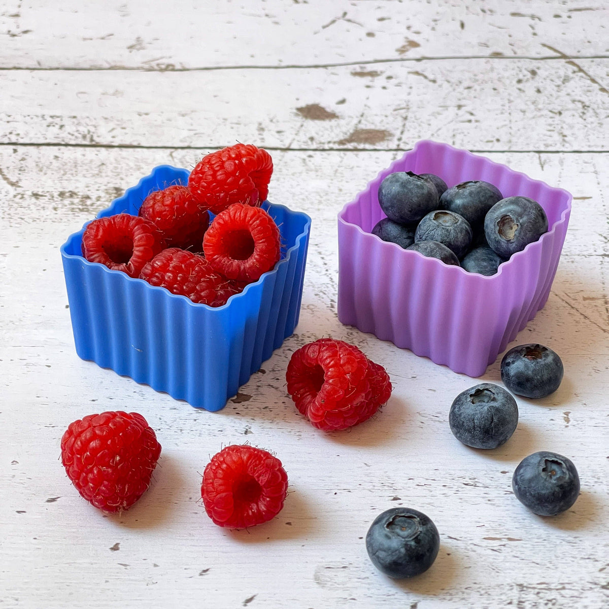 Mini-Silikon-Bento-Becher · 3er-Set · Lila: Standard-Titel Yumbox