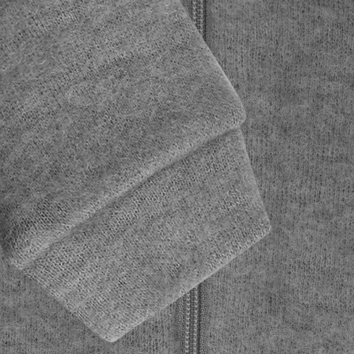 CeLaVi Softwolle Jacke aus 100 % Merinowolle - Grau CeLaVi