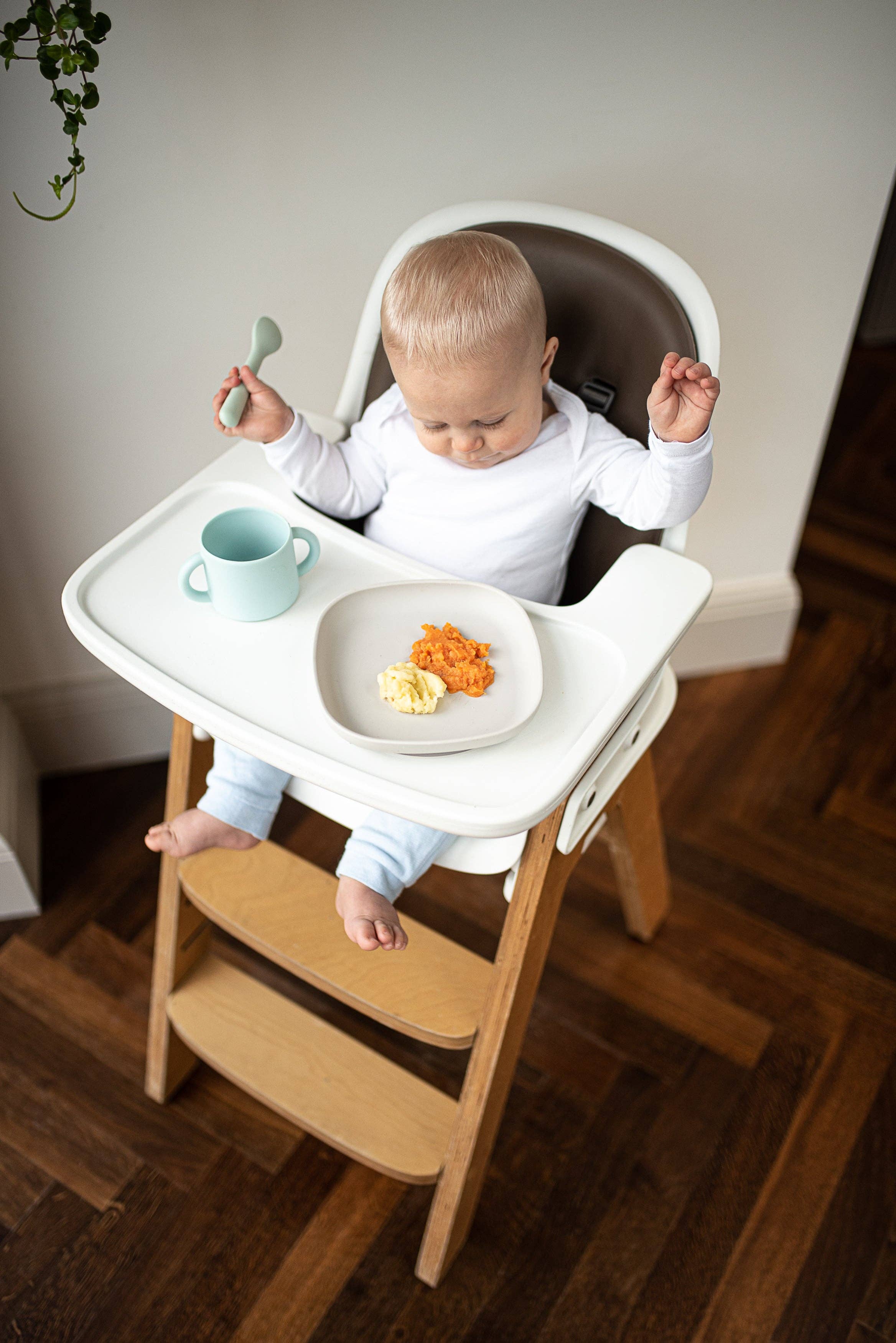 2er-Set Silikon-Fütterungsteller mit Saugnapf für Babys und Kleinkinder Ana Wiz