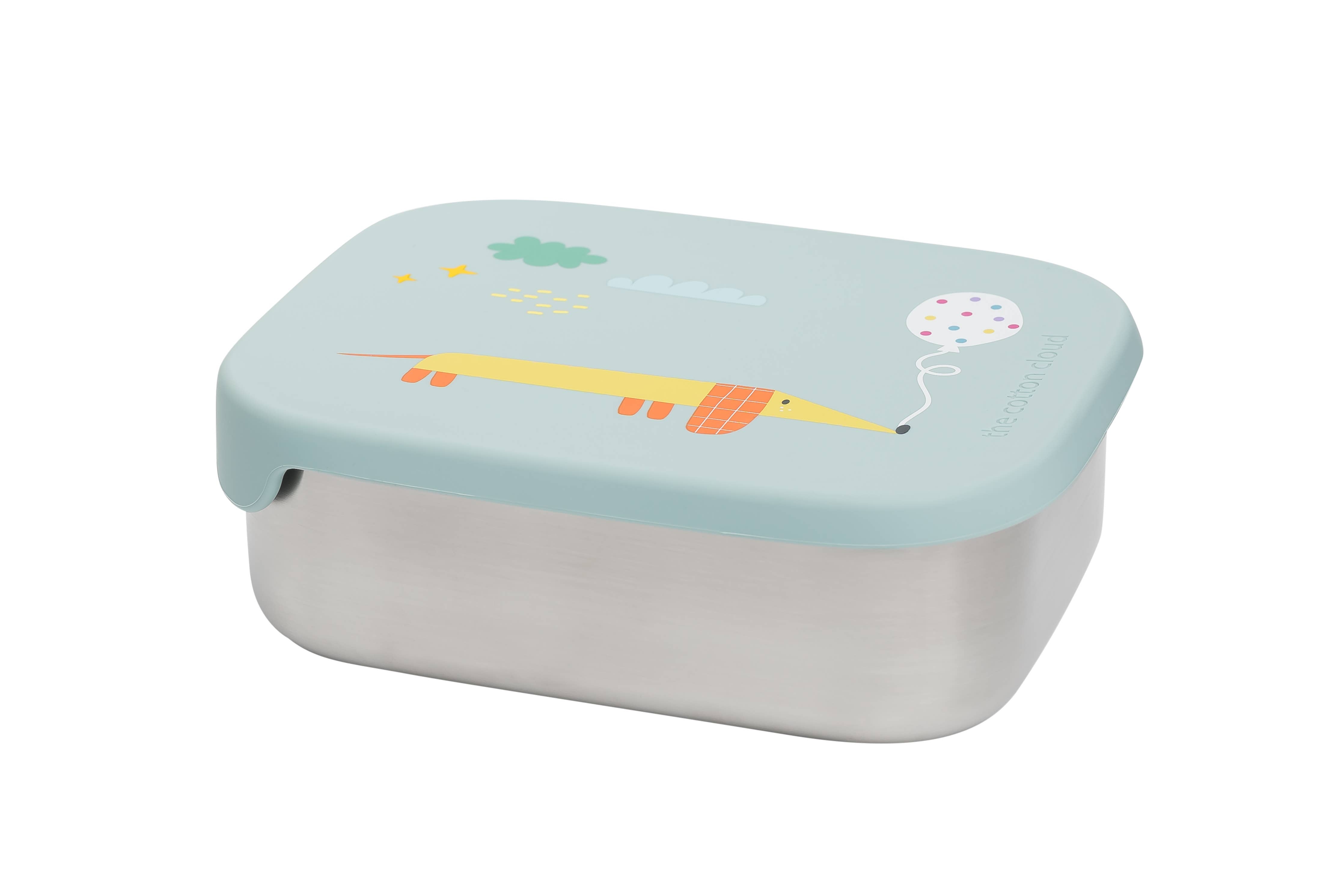 LUNCHBOX AUS EDELSTAHL MIT Fächern FÜR KIDS Fly Dog the cotton cloud