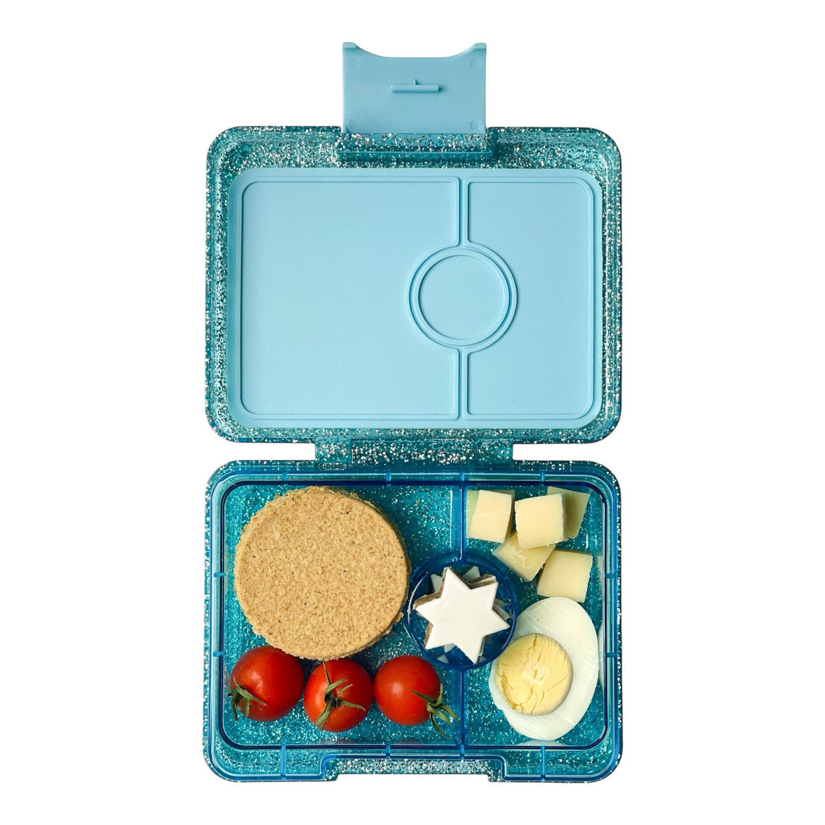 Yumbox Snack - Kleine Bento-Lunchbox: Glitter Princess Purple Yumbox