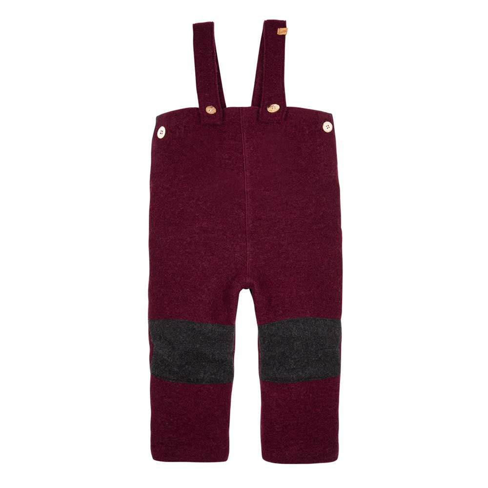 Pure Pure Wollwalk-Hose - Burgundy purepure