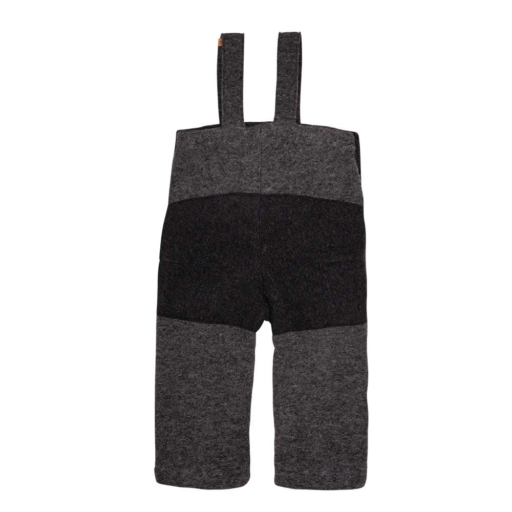 Pure Pure Wollwalk-Hose mit Träger - Grau melange purepure