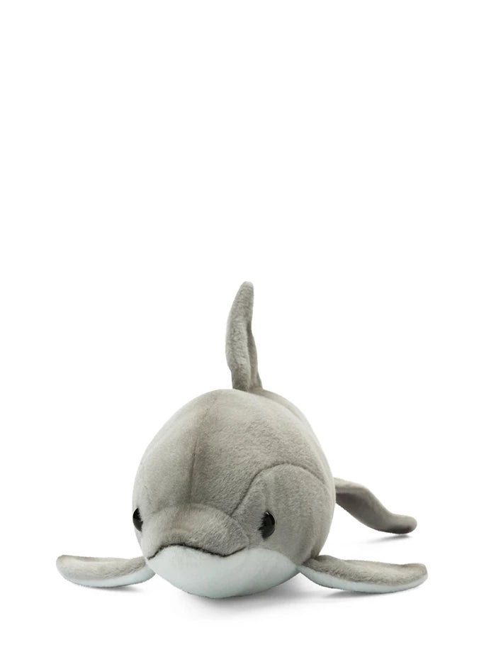 WWF Delfin grau/weiss liegend 39 cm