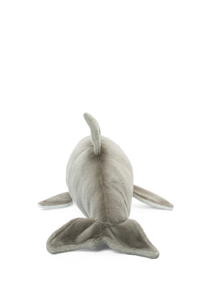 WWF Delfin grau/weiss liegend 39 cm