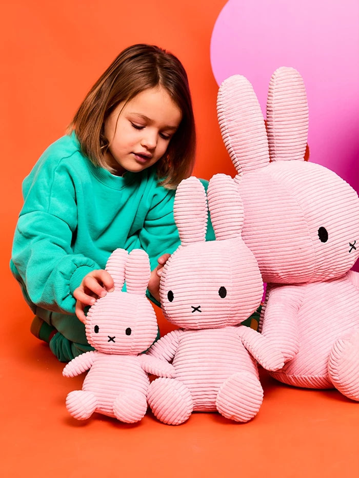 Miffy Kord rosa 33cm 100% PET Recycling