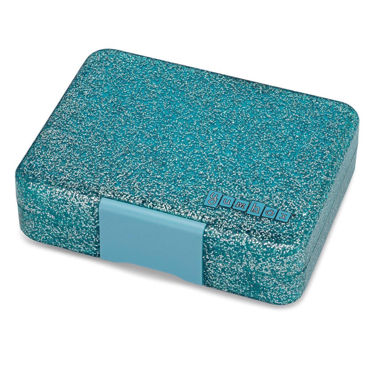 Yumbox Snack - Kleine Bento-Lunchbox: Glitter Twinkle Teal Blue Yumbox