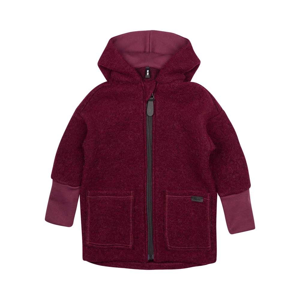 Pure Pure Wollwalk-Jacke - Burgundy purepure