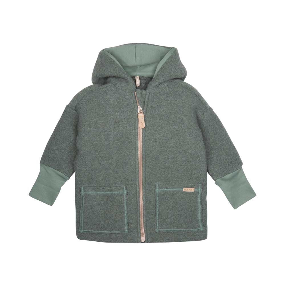 Pure Pure Wollwalk-Jacke - Salbei purepure