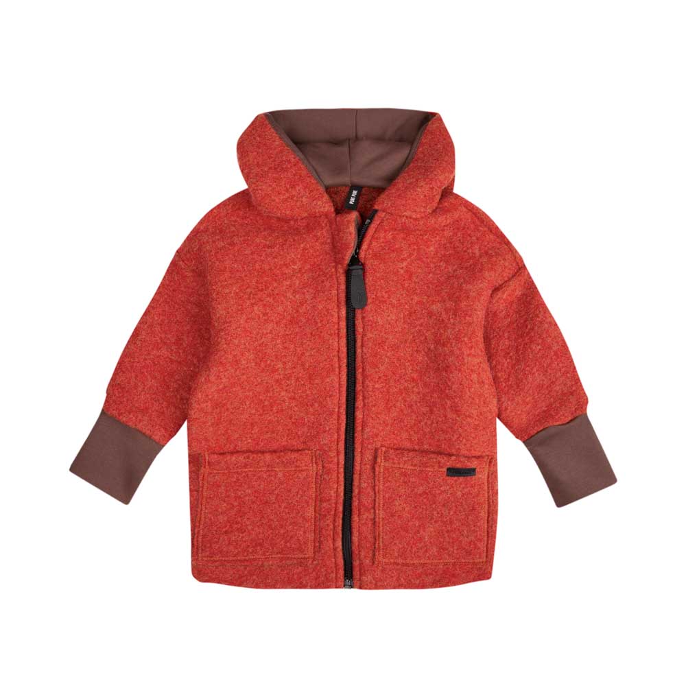 Pure Pure Wollwalk-Jacke - roibusch