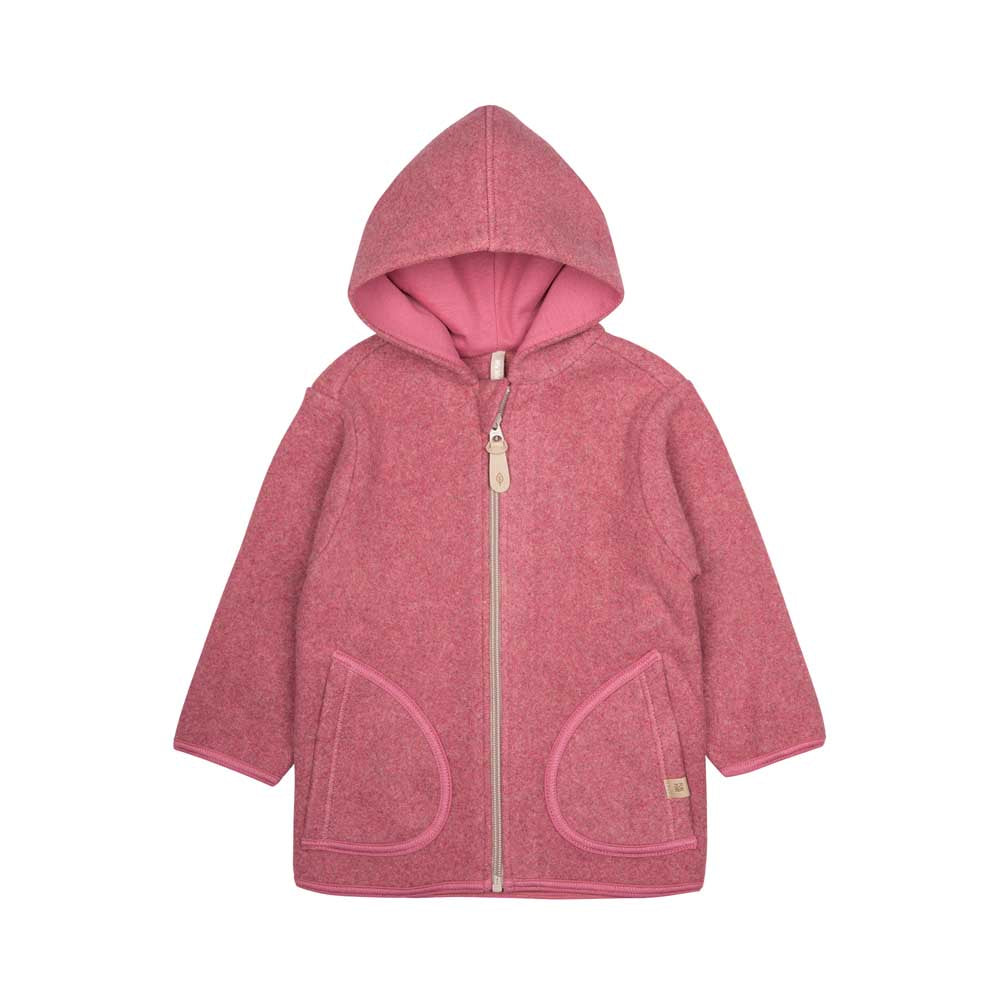 PurePure Baumwoll Fleecejacke - shadow rose purepure