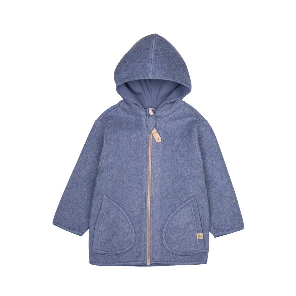 PurePure Baumwoll Fleecejacke - dark denim purepure