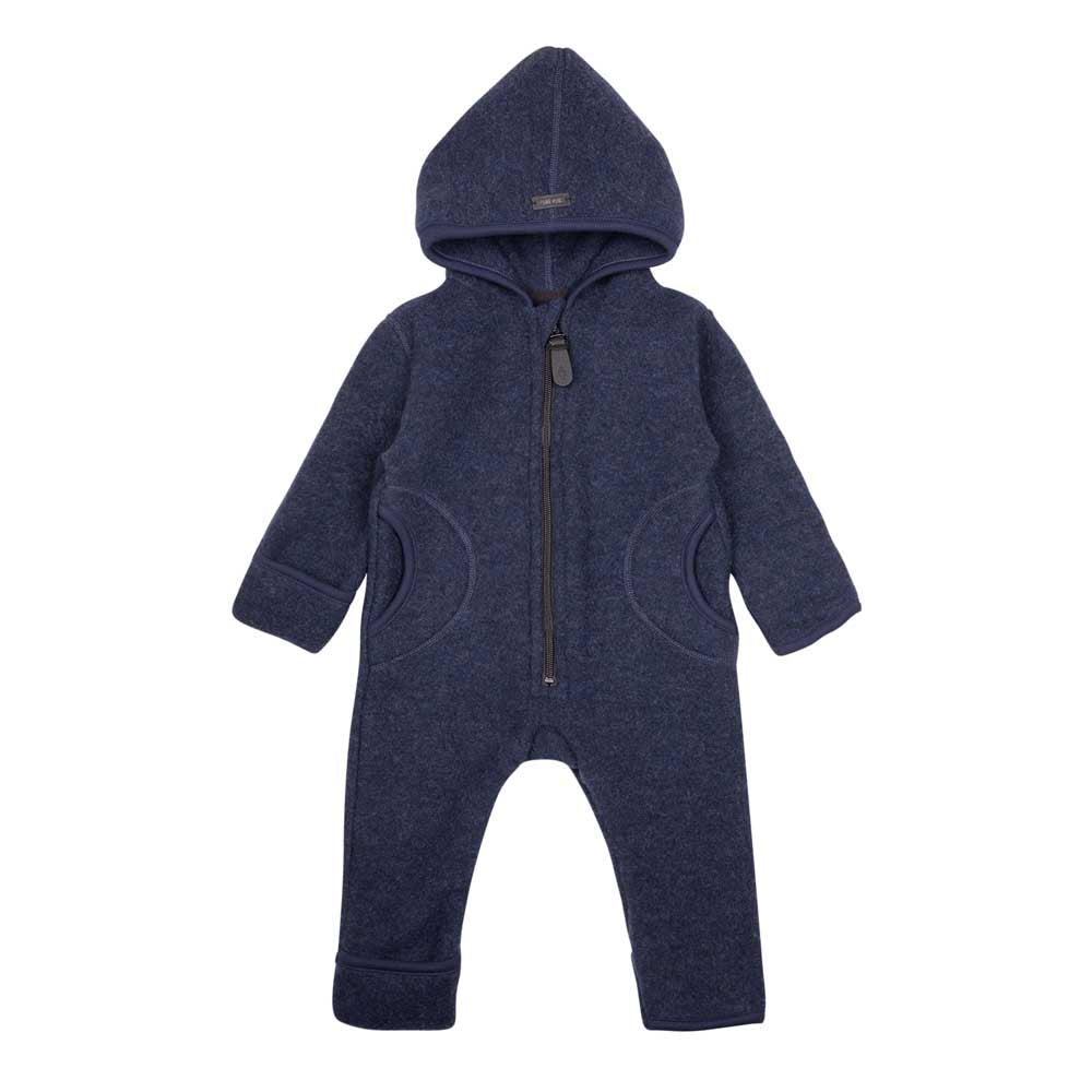 Pure Pure Woll-Fleece-Overall - marine purepure