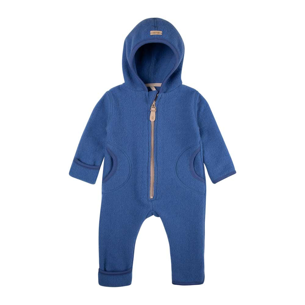 Pure Pure Woll-Fleece-Overall - bright-blue