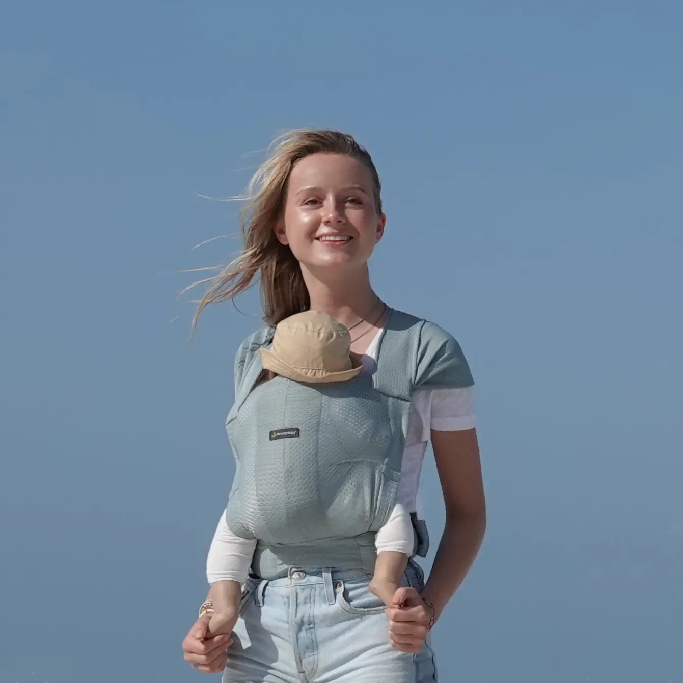 Mini Monkey Baby Carrier - Tragehilfe Light green Minimonkey