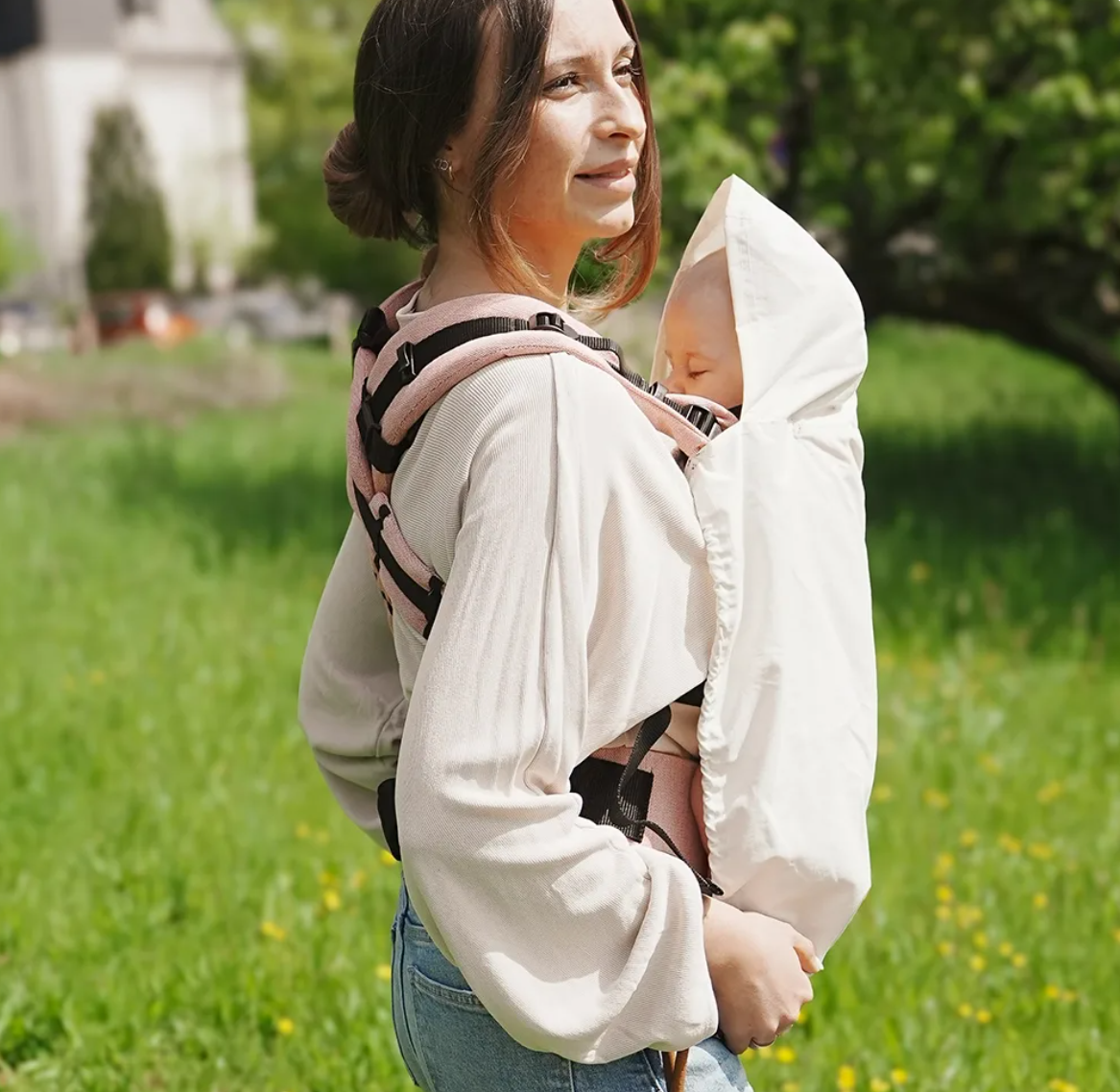 Didymos BabyDos Sun Supplex, UV Cover - ecru Familienbande