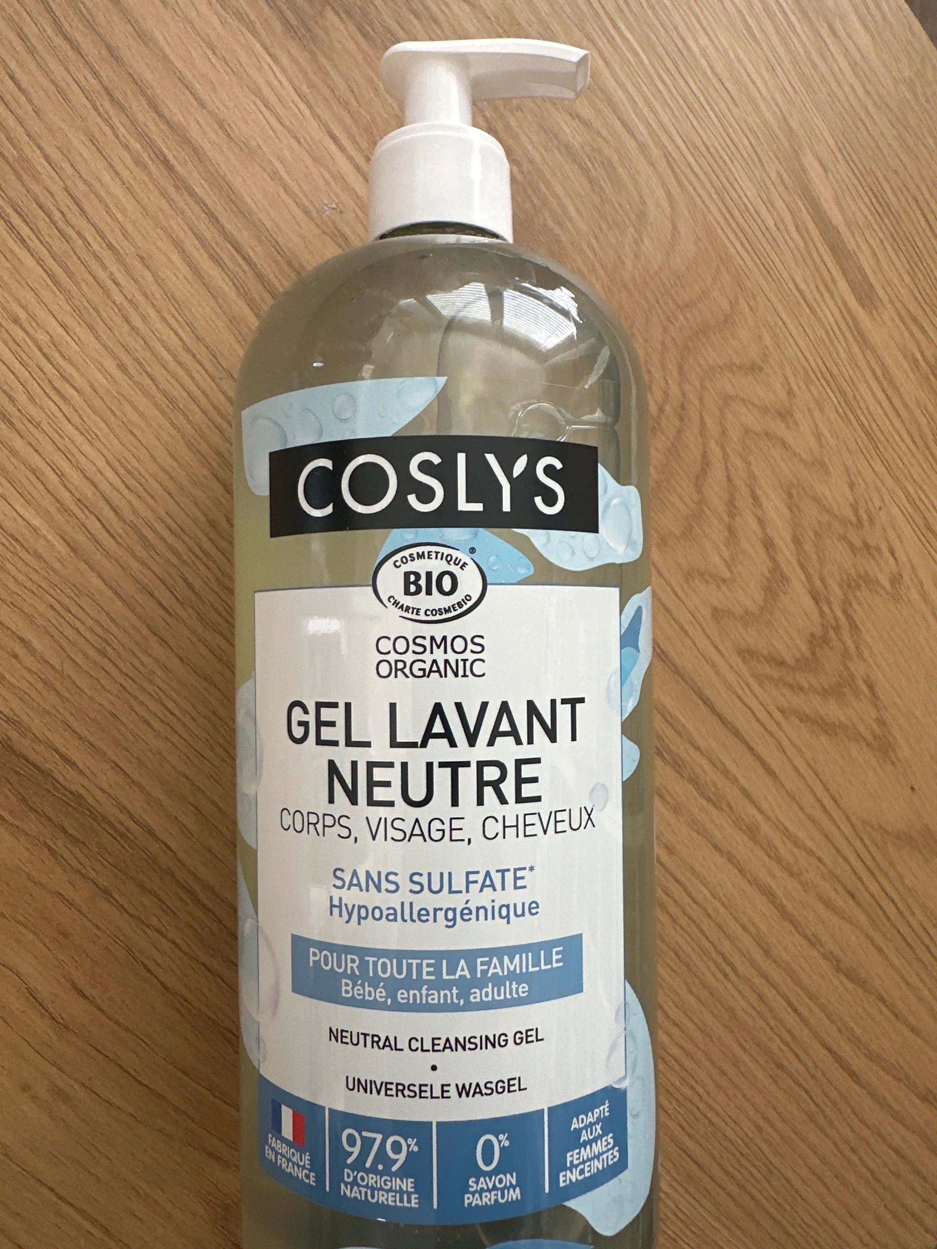 Coslys Waschgel nature für Babies, Kinder und die ganze Familie COSLYS