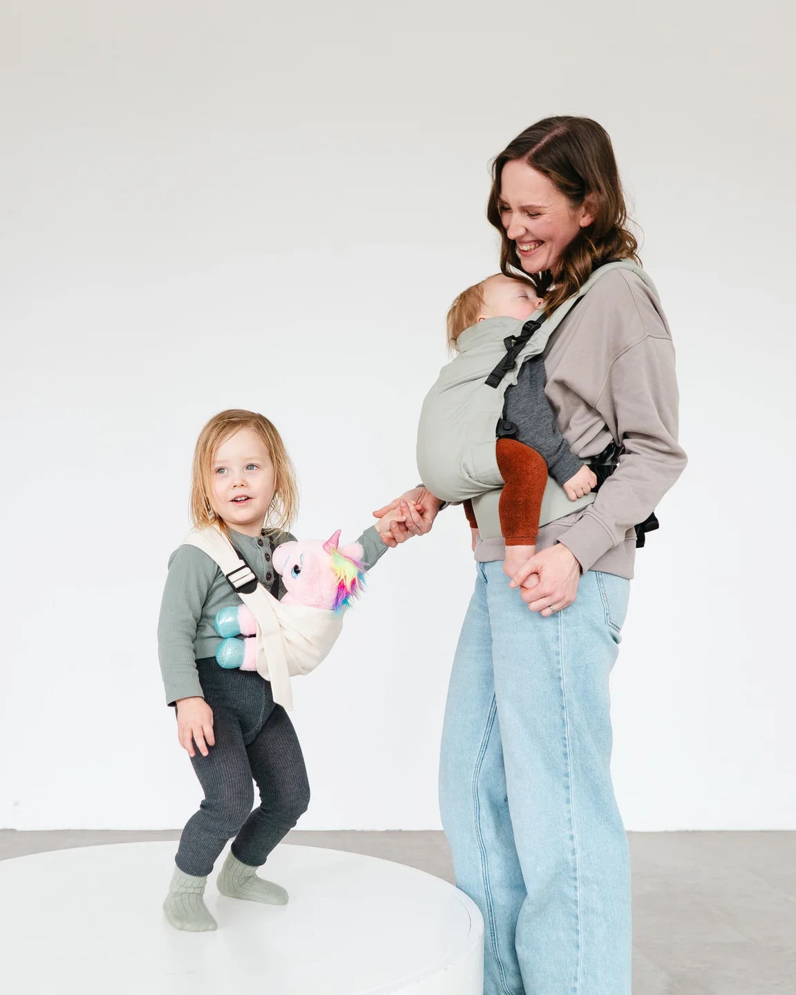 Qookie Ultimo Toddlertrage – salvia Qookie