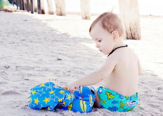 Hippybottomus Swim Nappy – Wiederverwendbare Baby Schwimmwindel, Wassermelone Familienbande