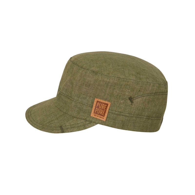 PurePure Schirmcap Leinen - Forest purepure