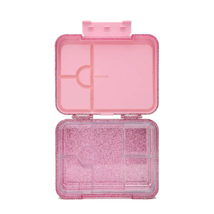 Snack-Grösse Bento-Lunchbox - Prinzessin Lila Glitzer-Edition