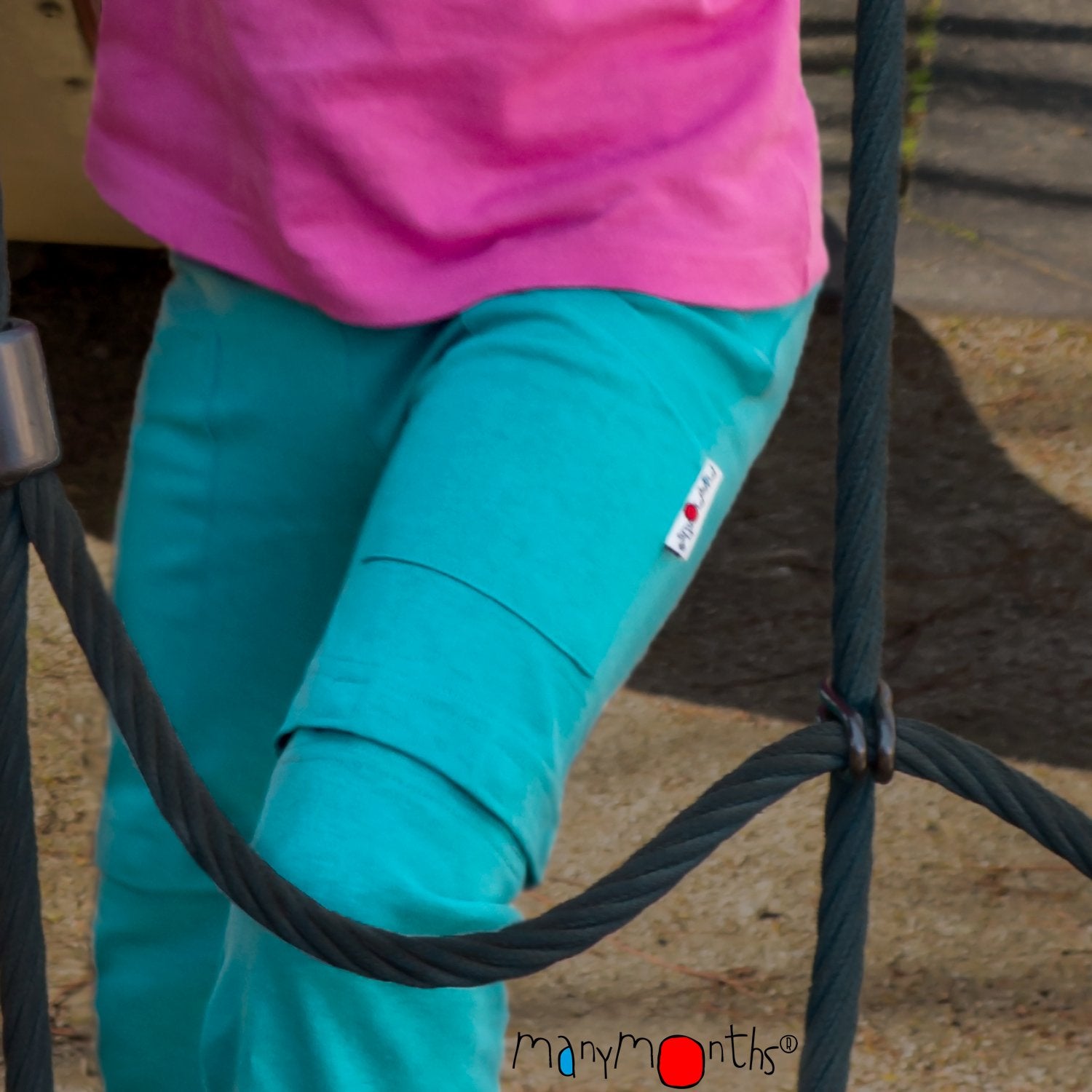 ManyMonths Long/Short Yoga Trousers Hanf - Paradise Orchid ManyMonths