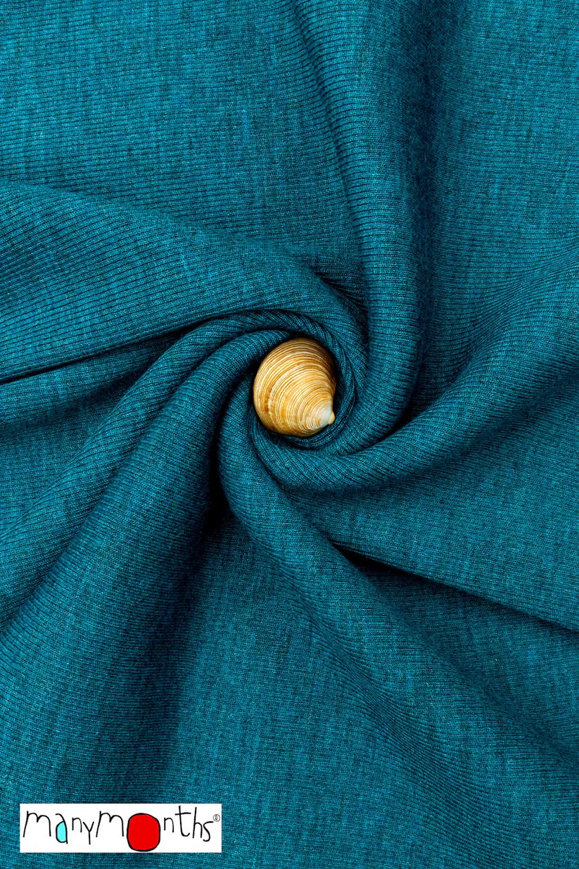 ManyMonths Woolies Elephant Hood - Wintermütze - Seabreeze Teal ManyMonths
