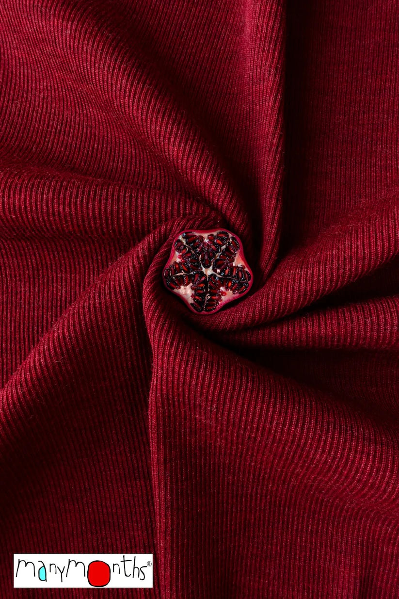 ManyMonths Woolies Elephant Hood - Wintermütze - Wild Pomegranate ManyMonths
