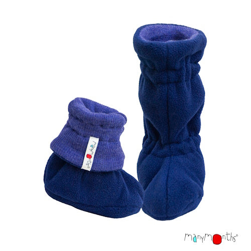 Many Month Winter Booties Twillight Blue/Dark Blue ManyMonths