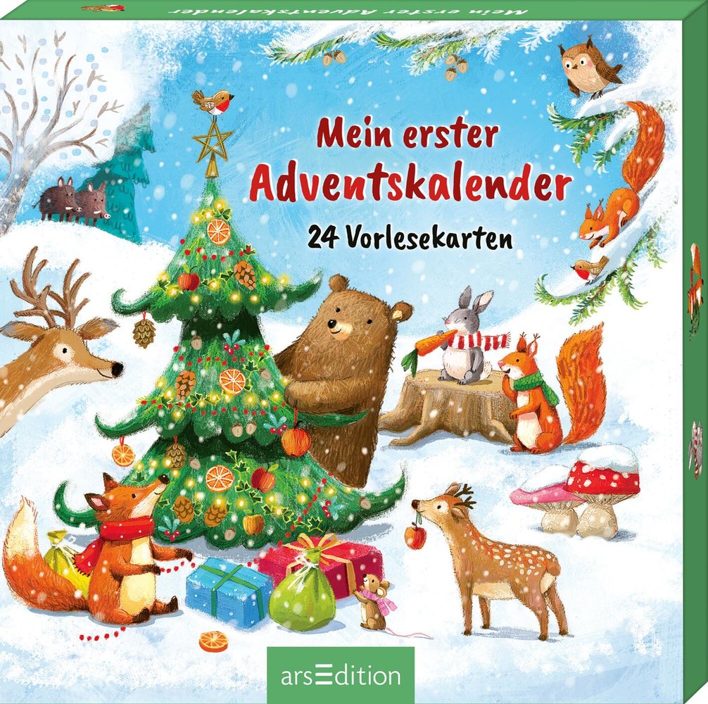 Mein erster Adventskalender - 24 Vorlesekarten ars dition