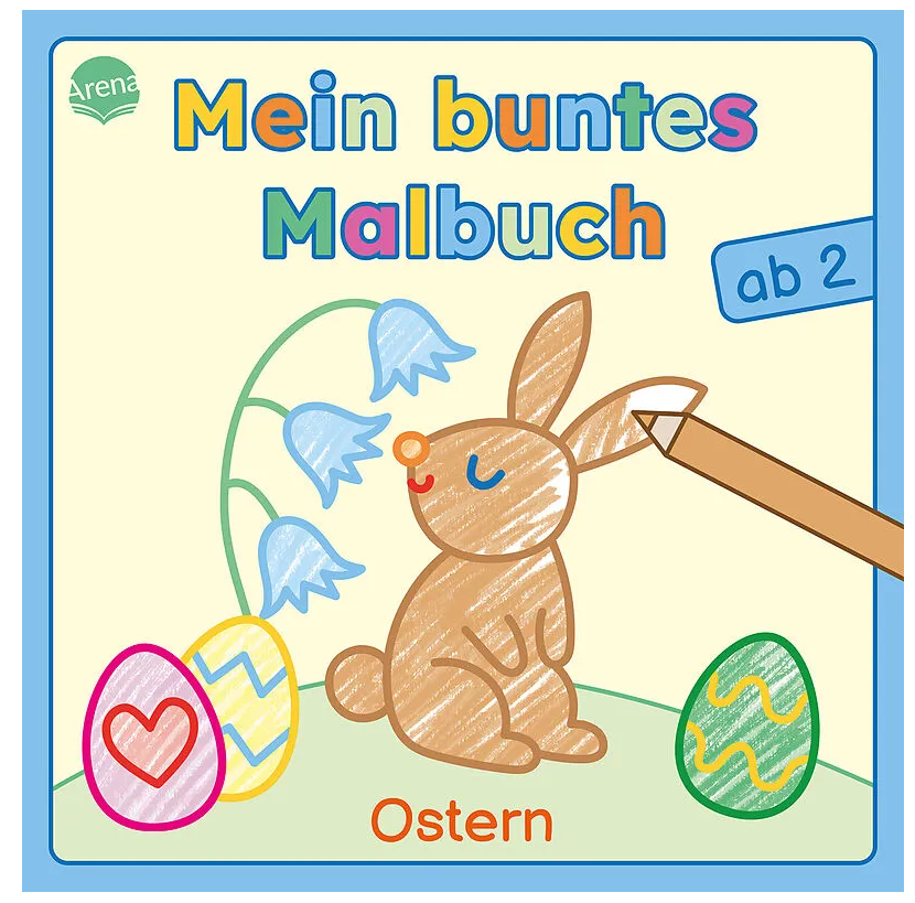 Mein buntes Malbuch ab 2 - Ostern Arena