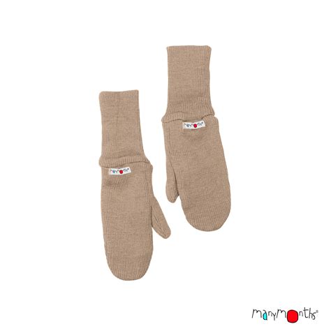 Manymonths Woll-Handschuhe, Long Cuff Mittens - Rich Amber ManyMonths