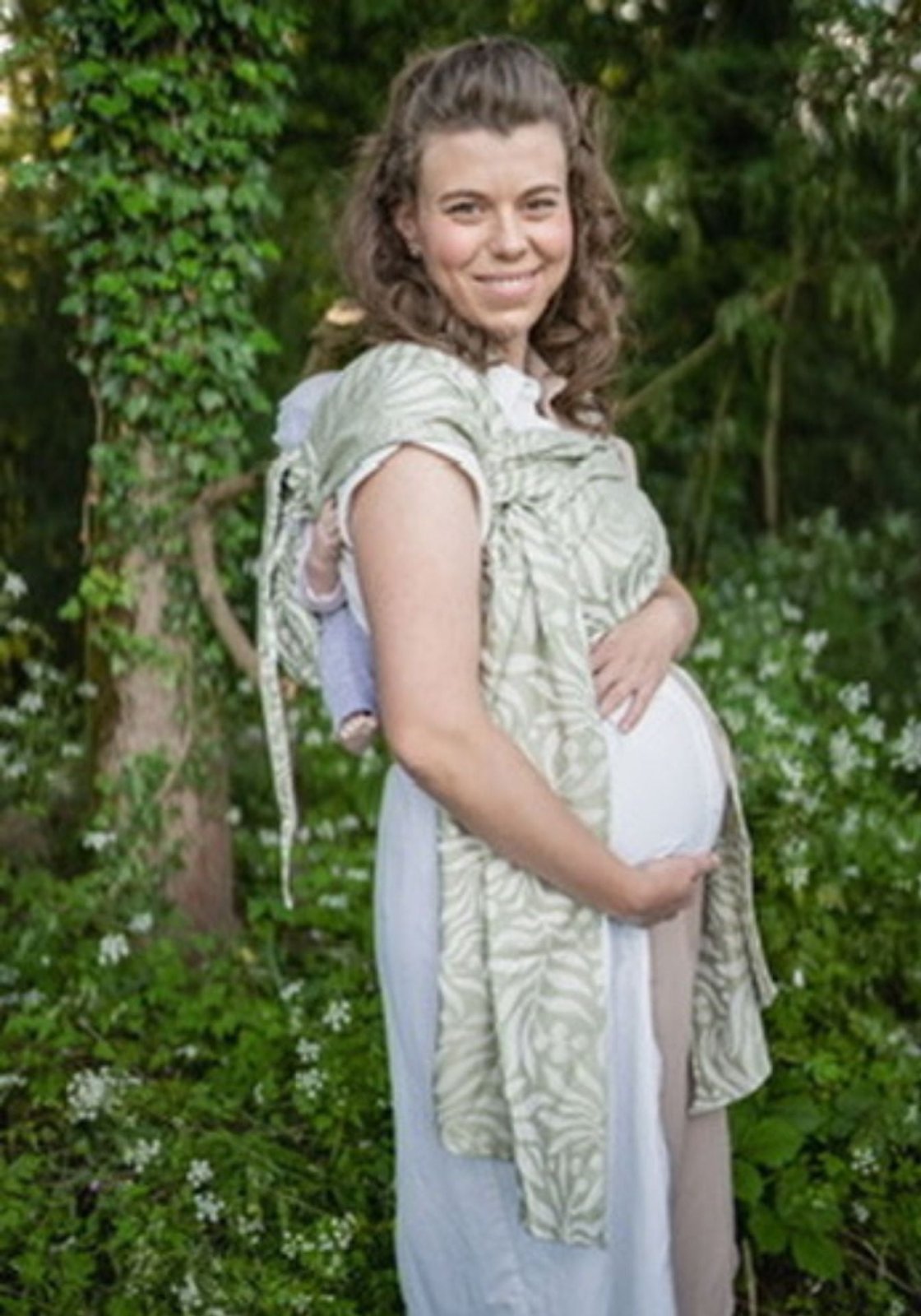 Babytrage Wrap Up - Bungi Green Leliba